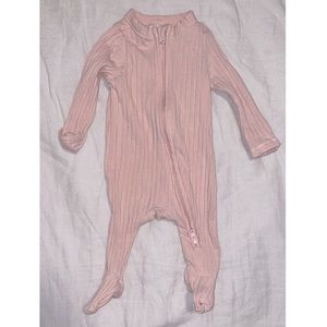 Ribbed double zipper pjs